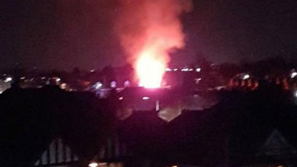 İngiltere'de şiddetli patlama!