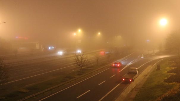 İstanbul'da yoğun sis!