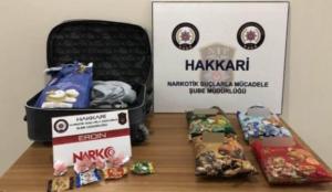 Havalimanında valizde 8,5 kilo eroin ele geçirildi