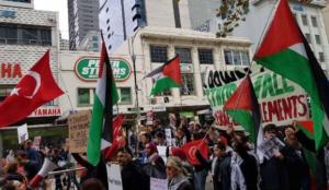 Avustralya'da Filistin’e destek gösterisi