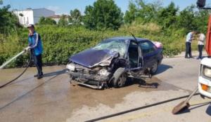 Kartepe'de feci kaza