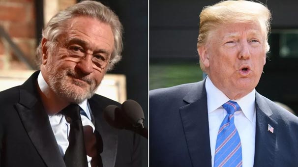Trump'ta De Niro'ya sert tepki