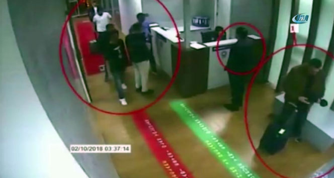 Esrarengiz Suudi ekibin görüntüleri ortaya çıktı