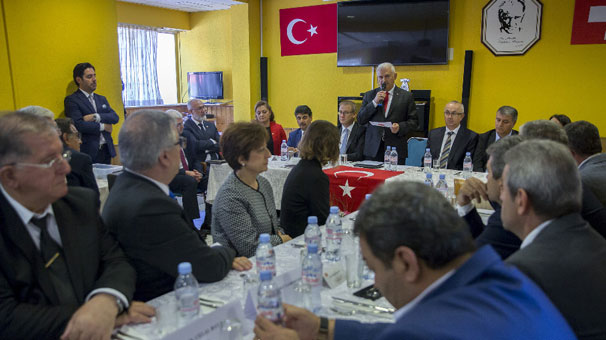 TBMM Başkanı Yıldırım, İsviçre'de Türklerle buluştu
