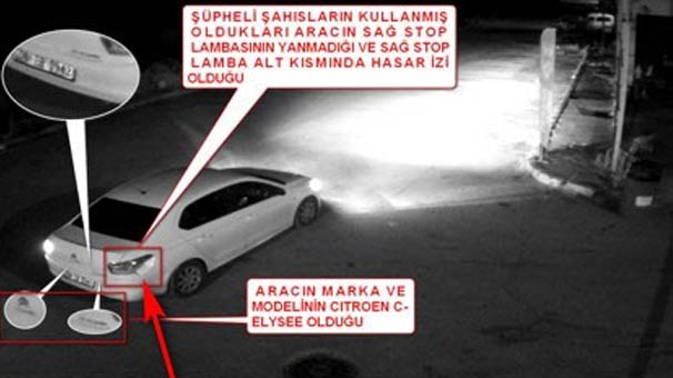 'Yedek parça' hırsızlarını stop lambası ele verdi