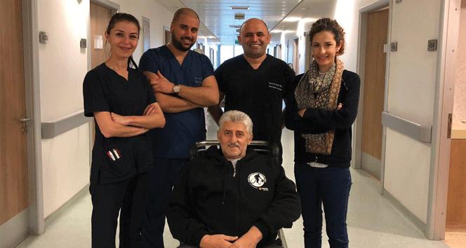 Kalp krizi geçirdiği sırada Aort damarı da yırtılan hasta sağlığına kavuştu