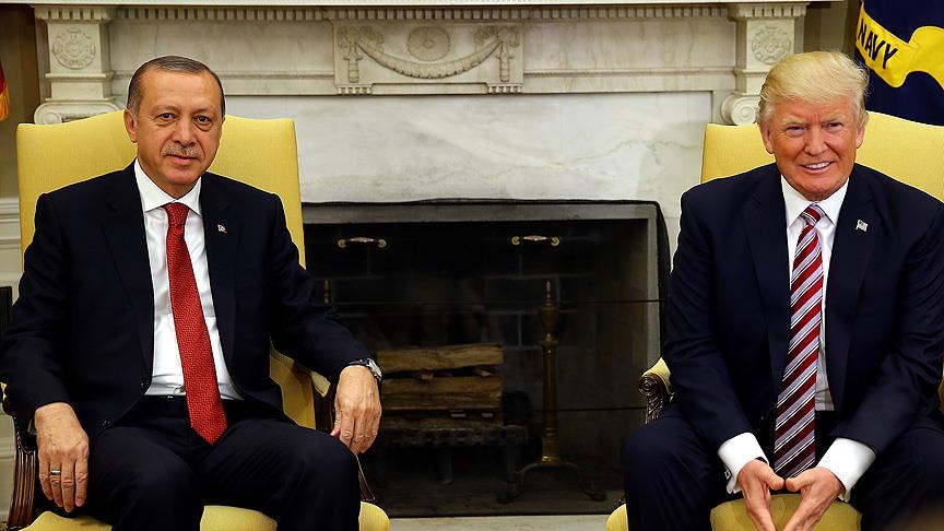 Cumhurbaşkanı Erdoğan İle Trump Suriye'yi Görüştü