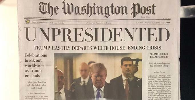 Trump istifa edip Kırım'a kaçtı