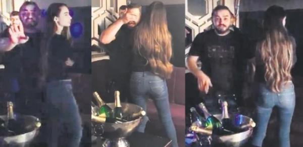 Emre Aşık'ın eşi Etiler'deki mekanda sobelendi