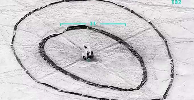 Milli SİHA'dan eksi 17 derecede tam isabet