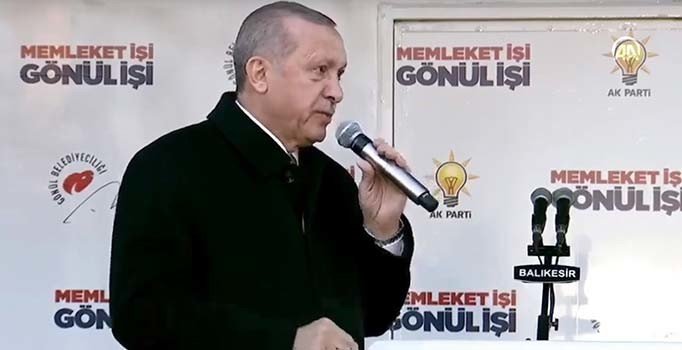 Erdoğan Balıkesir'de konuşuyor