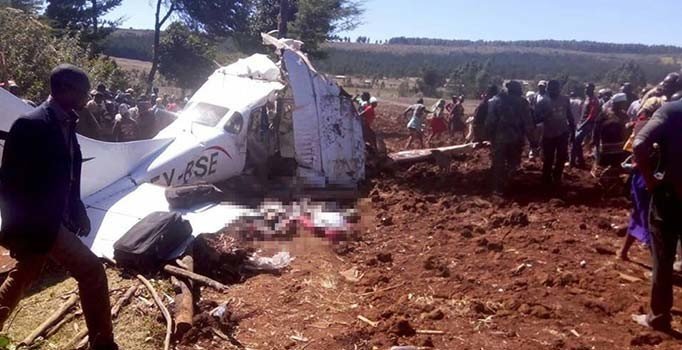 Kenya’da uçak düştü: 5 ölü