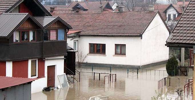 Bosna Hersek'te sel