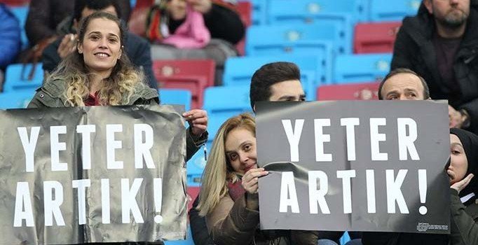 Trabzonspor taraftarlarından TFF’ye tepki