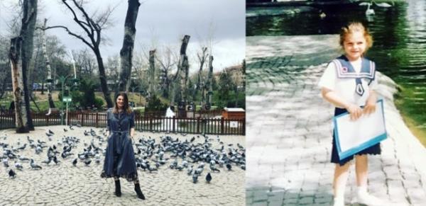 Pelin Karahan'dan aynı yerde aynı poz