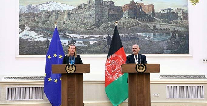 Federica Mogherini, Eşref Gani ile görüştü