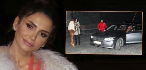 Emina Jahovic'in aracı dolmuşa döndü!