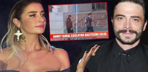 Ahmet Kural ve Sıla Çağlayan Adliyesi'ne geldi