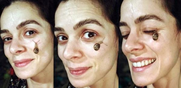 Özge Özpirinçci’den ‘Sümüklü böcekli’ paylaşım