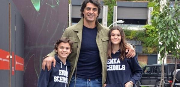 İbrahim Kutluay tüm günü çocuklarına ayırdı