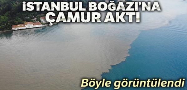 İstanbul Boğazı çamura bulandı