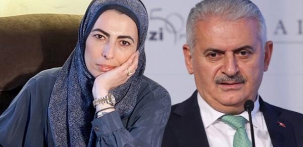 Nihal Olçok'u isyan ettiren Binali Yıldırım fotoğrafı
