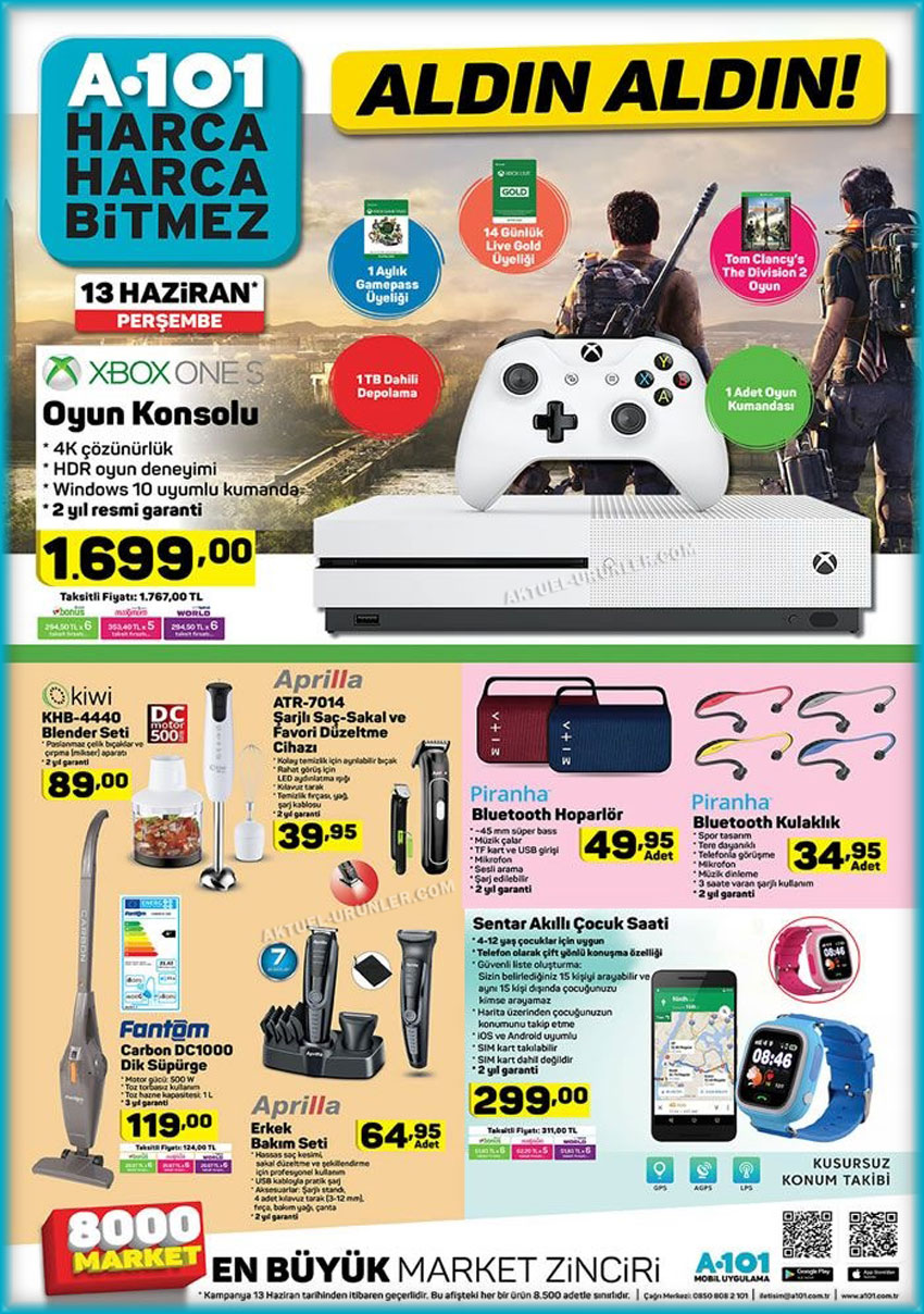 A101 Aktüel 13 Haziran Yeni Nesil Ürünler Kataloğu