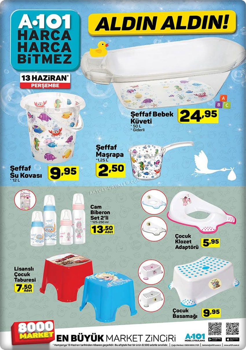 A101 Bebek Banyo Ürünleri - 13 Haziran 2019