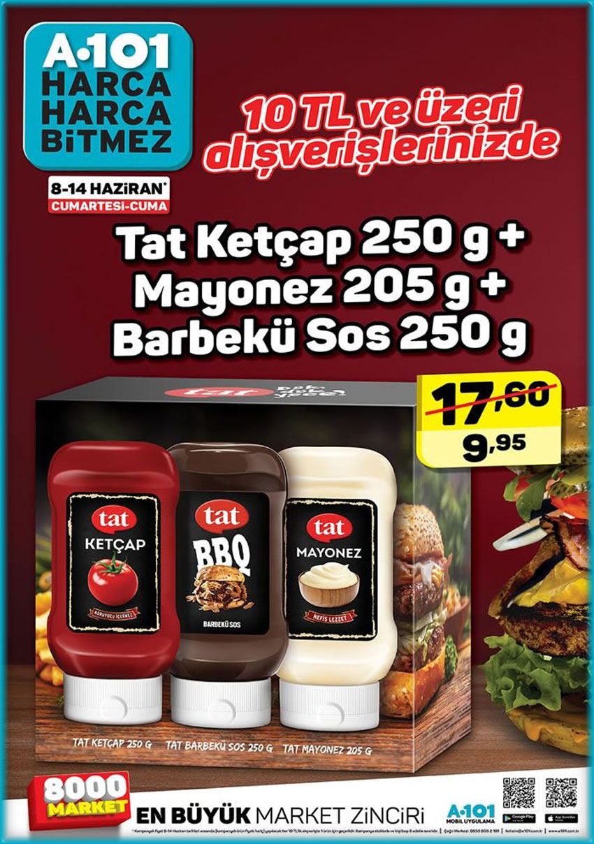 A101'de Hafta Sonu 8 Haziran Tekli İndirimler