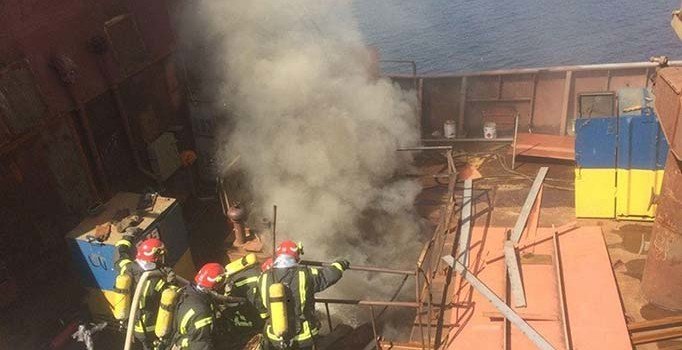 Poroşenko’nun tersanesi kundaklandı