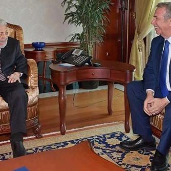 Recai Kutan'dan Ankara BŞB Başkanı Mansur Yavaş'a ziyaret