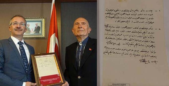 İttihat ve Terakki dönemine ışık tutacak 1283 belge Devlet Arşivine hibe edildi