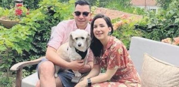 İpek Açar ve Alper Kömürcü'nün ilk aile tatili