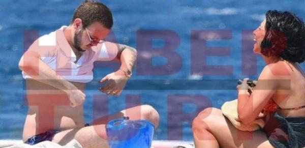 Zehra Çilingiroğlu sevgilisi Alaaddin Kadayıfçıoğlu ile tatilde