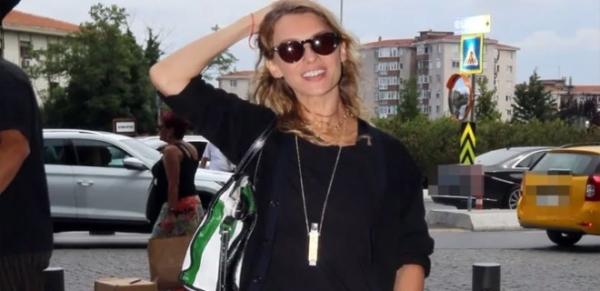 Tuba Ünsal'ın spor şıklığı