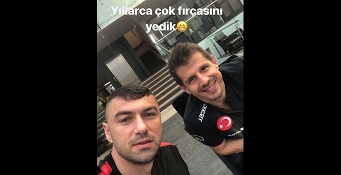 Burak Yılmaz’dan esprili 'fırça' paylaşımı