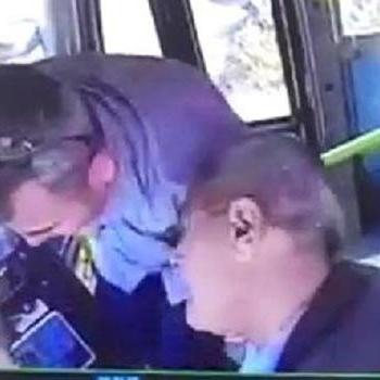 Şoför kalp krizi geçirdi, bekçi faciayı önledi