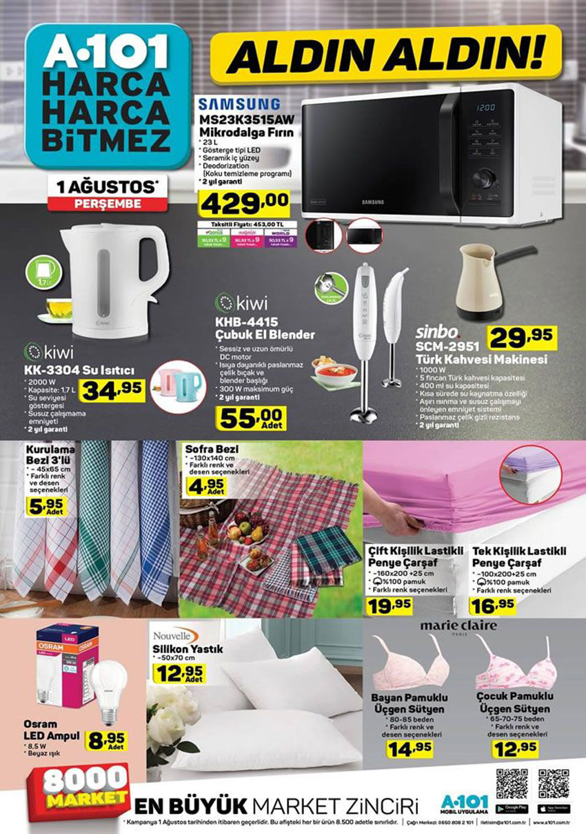 a101-market-1-ac49fustos-perc59fembe-c4b0ndirimleri-c396zel-listesi A101 Market 1 Ağustos Perşembe İndirimleri Özel Listesi