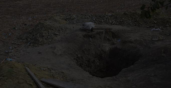 Baba-oğul define ararken öldü