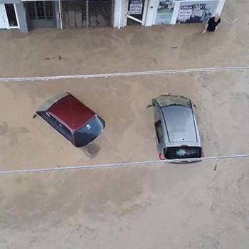 Düzce'de kuvvetli sağanak ve heyelan! 4 bin kişi mahsur kaldı