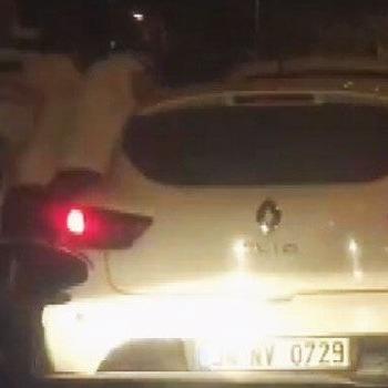 Magandalar bu kez Şişli'de: Tartıştıkları sürücüyü darp ettiler!