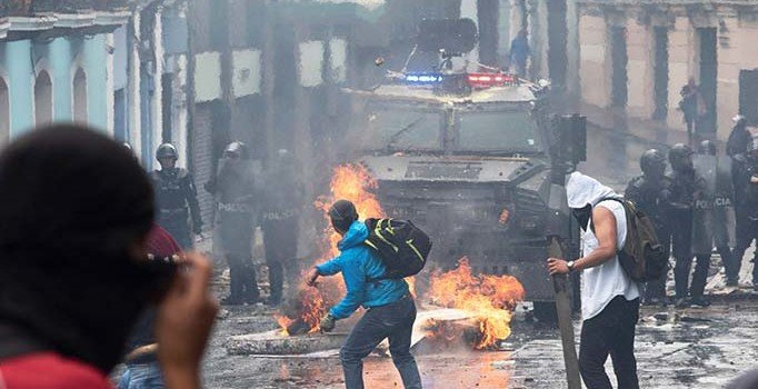 Ekvador'da genel greve karşı 60 günlük olağanüstü hal ilan edildi