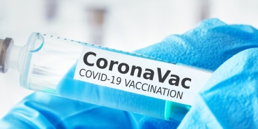siegen, north rhine westphalia, germany - 08 01 2021: a coronavac sinovac covid-19 vaccination concept