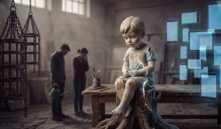 Çocuklar Çiçektir