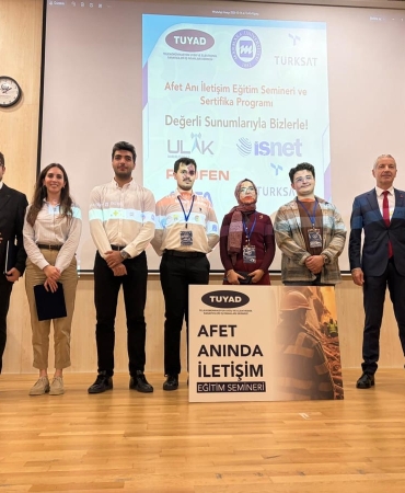TUYAD, Marmara Üniversitesi ve TÜRKSAT İş Birliğiyle Afet Anı İletişim Eğitim Semineri Gerçekleştirildi