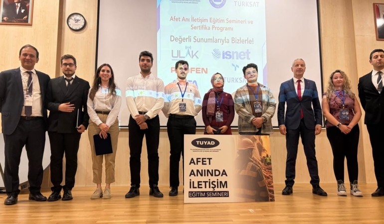 TUYAD, Marmara Üniversitesi ve TÜRKSAT İş Birliğiyle Afet Anı İletişim Eğitim Semineri Gerçekleştirildi